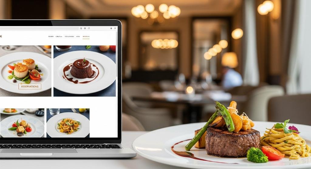 restaurant website design