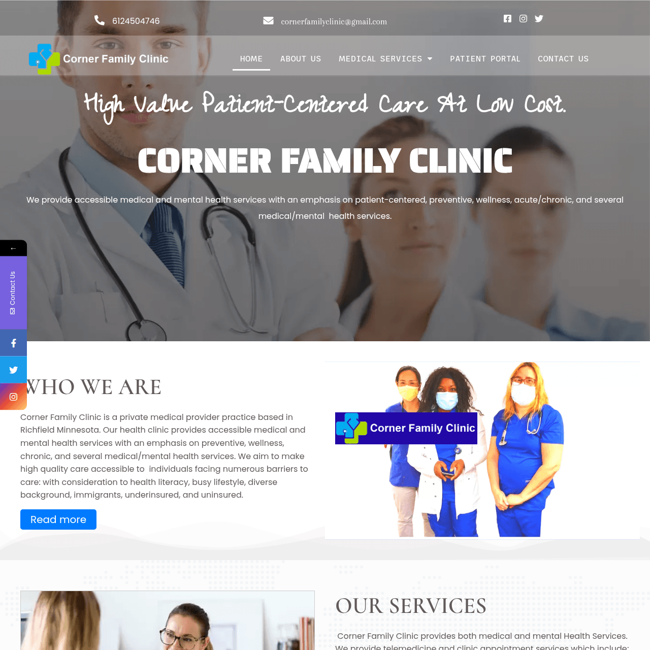 https://www.cornerfamilyclinic.com/